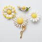 Collection of Vintage Daisy brooches