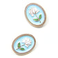 Light Blue Oval Fancy buttons