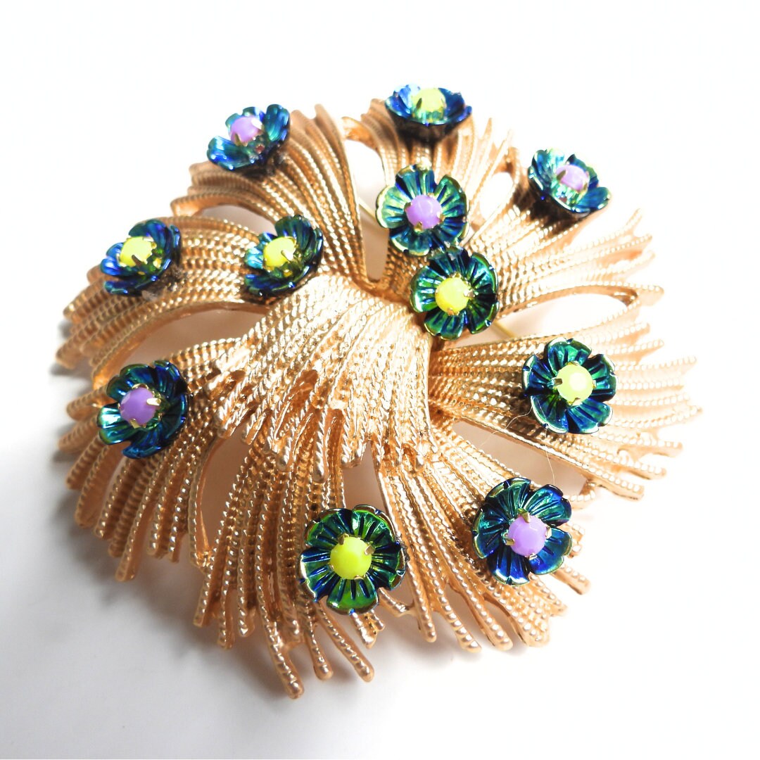 colorful brooches