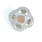 Czech glass brooch