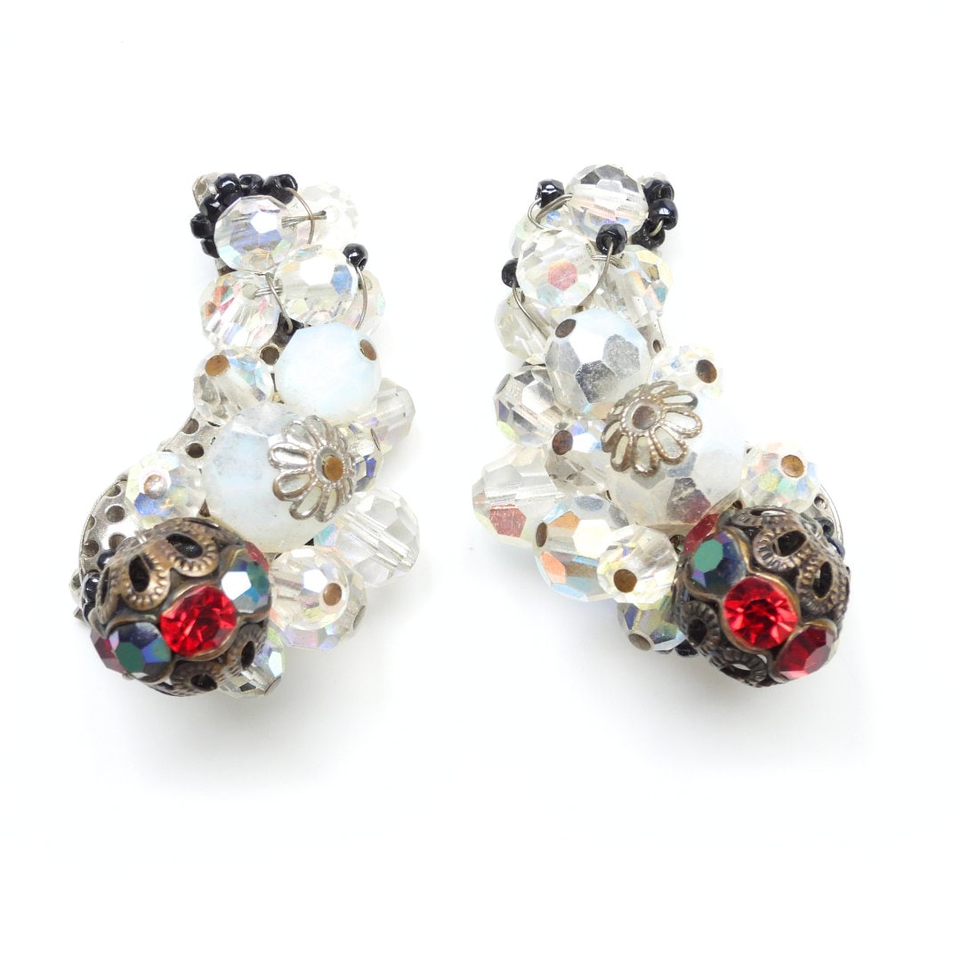 Beaded Clip-on earrings