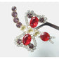 Dragonfly Czech Glass Brooch
