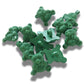 Forest green teddy bear buttons