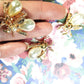 Set of 5 Pearl Bee Buttons