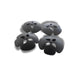 Metal flower-shaped buttons! Matte black, solid metal, made in Italy – perfect for jackets, coats, bags, and stylish DIY projects