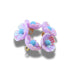 Tiny Flower Shaped Buttons with Pink Purple Petals and Czech Glass, Metal Shank, Set of 5, 10 mm – For Jewelry Making or Fashion Accessories