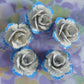 Set of 5 vintage-style jeweled buttons