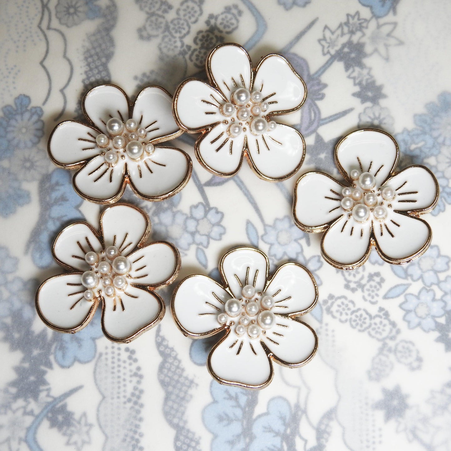 pearl flower embellishments