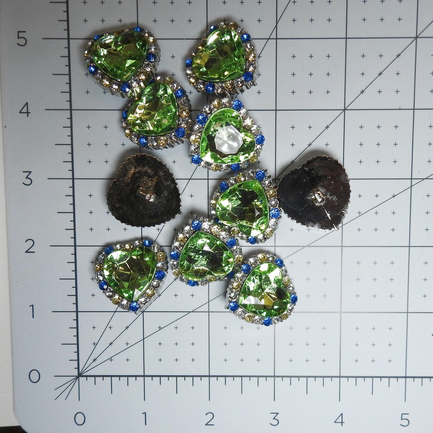 heart rhinestone buttons canada