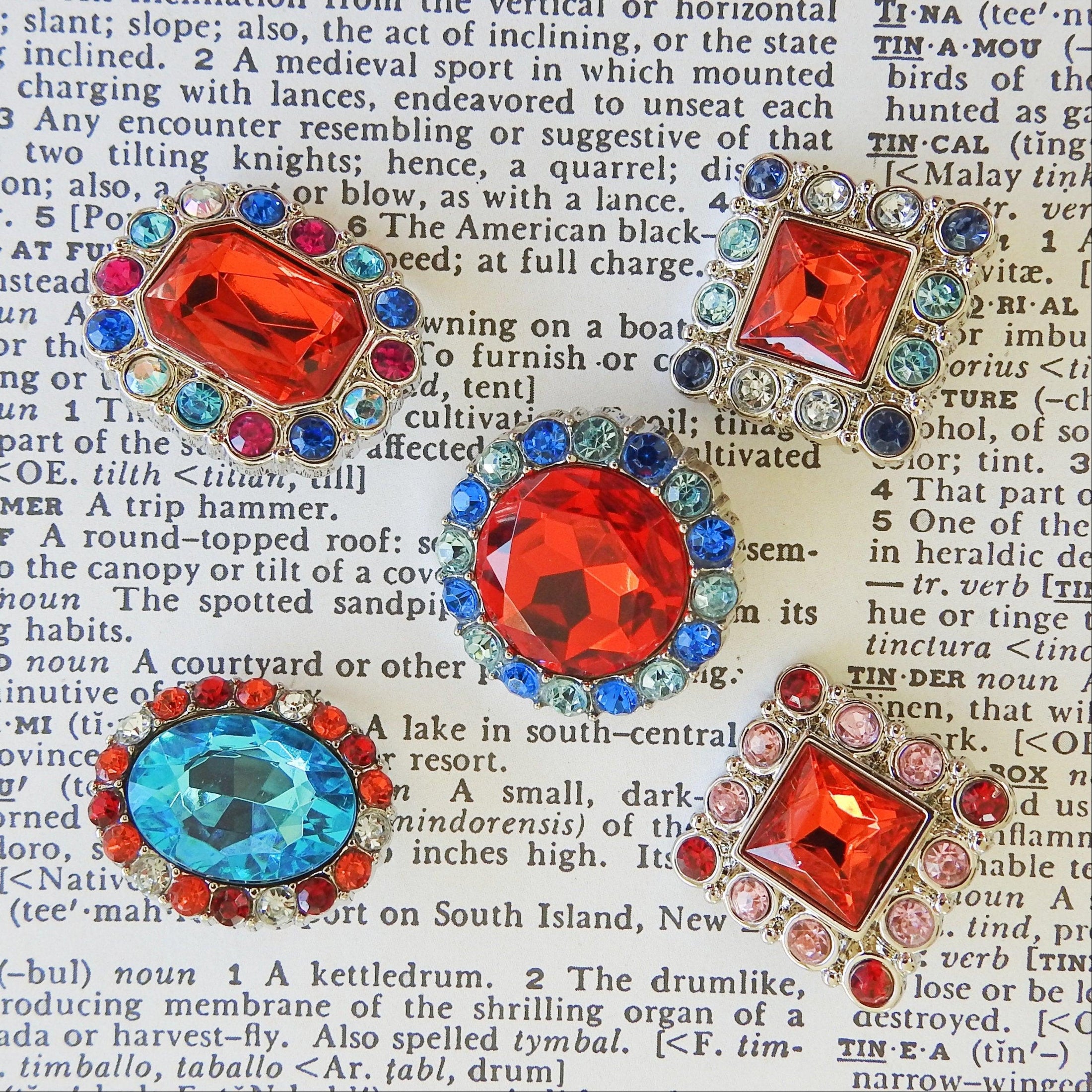 Large rhinestone buttons for bracelet making – zazaofcanada