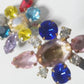 Antique glass buttons lot