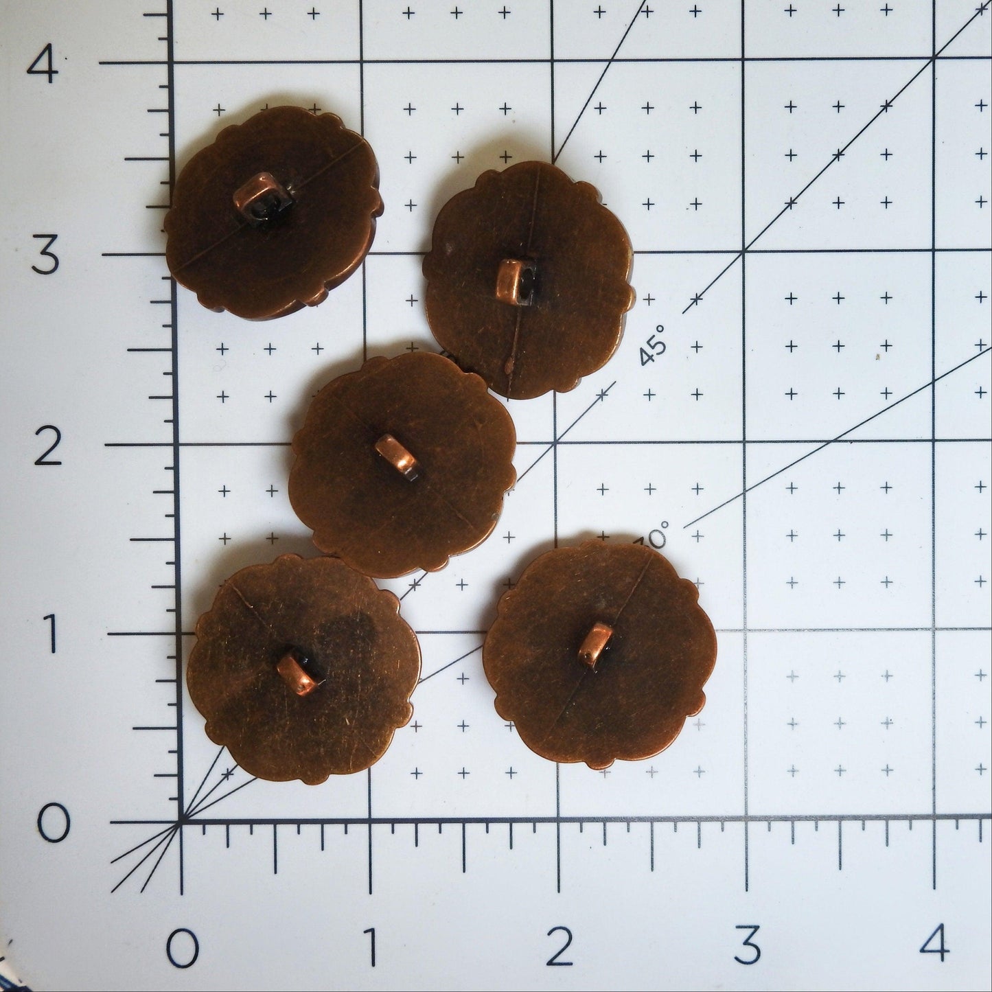round shank buttons