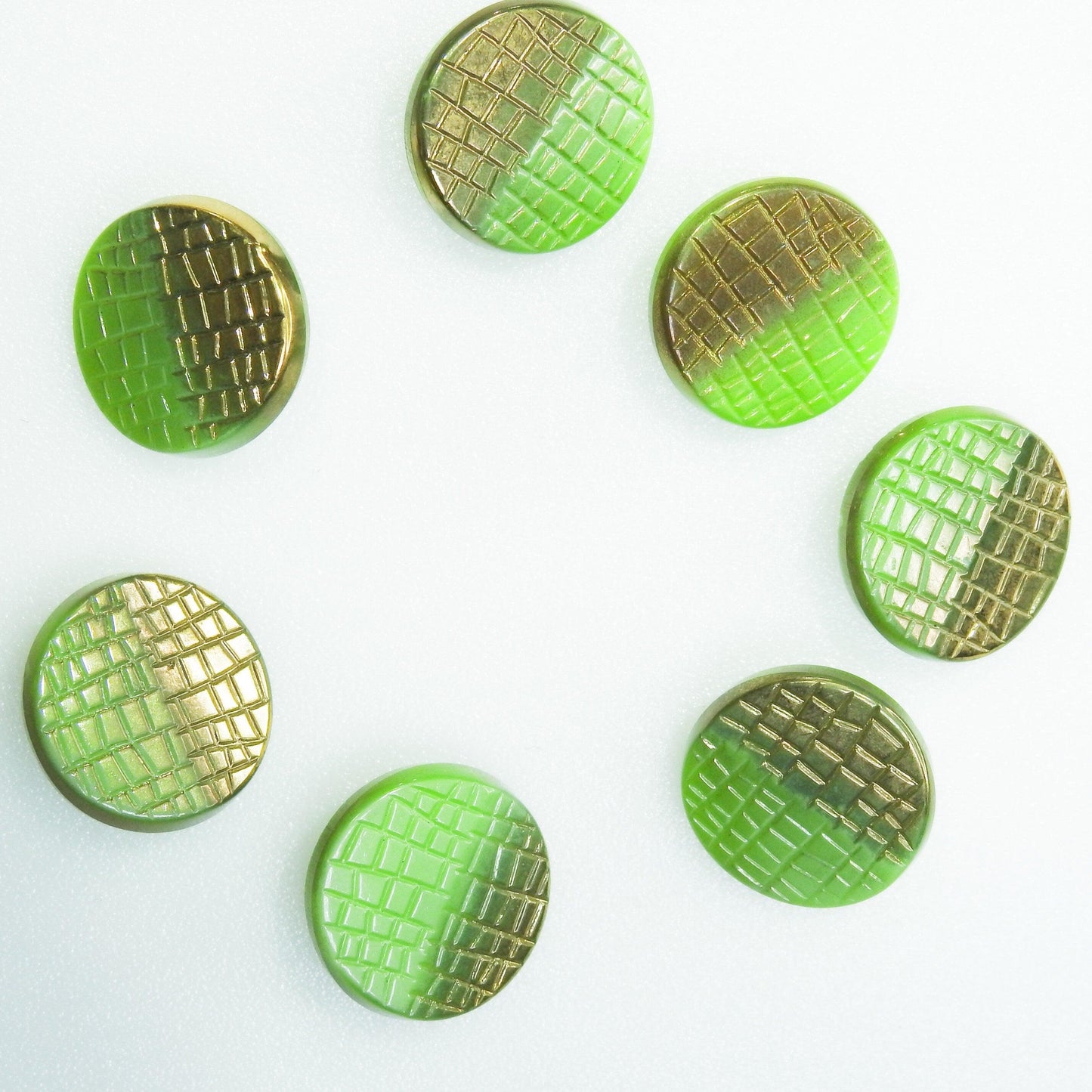 Czech glass buttons