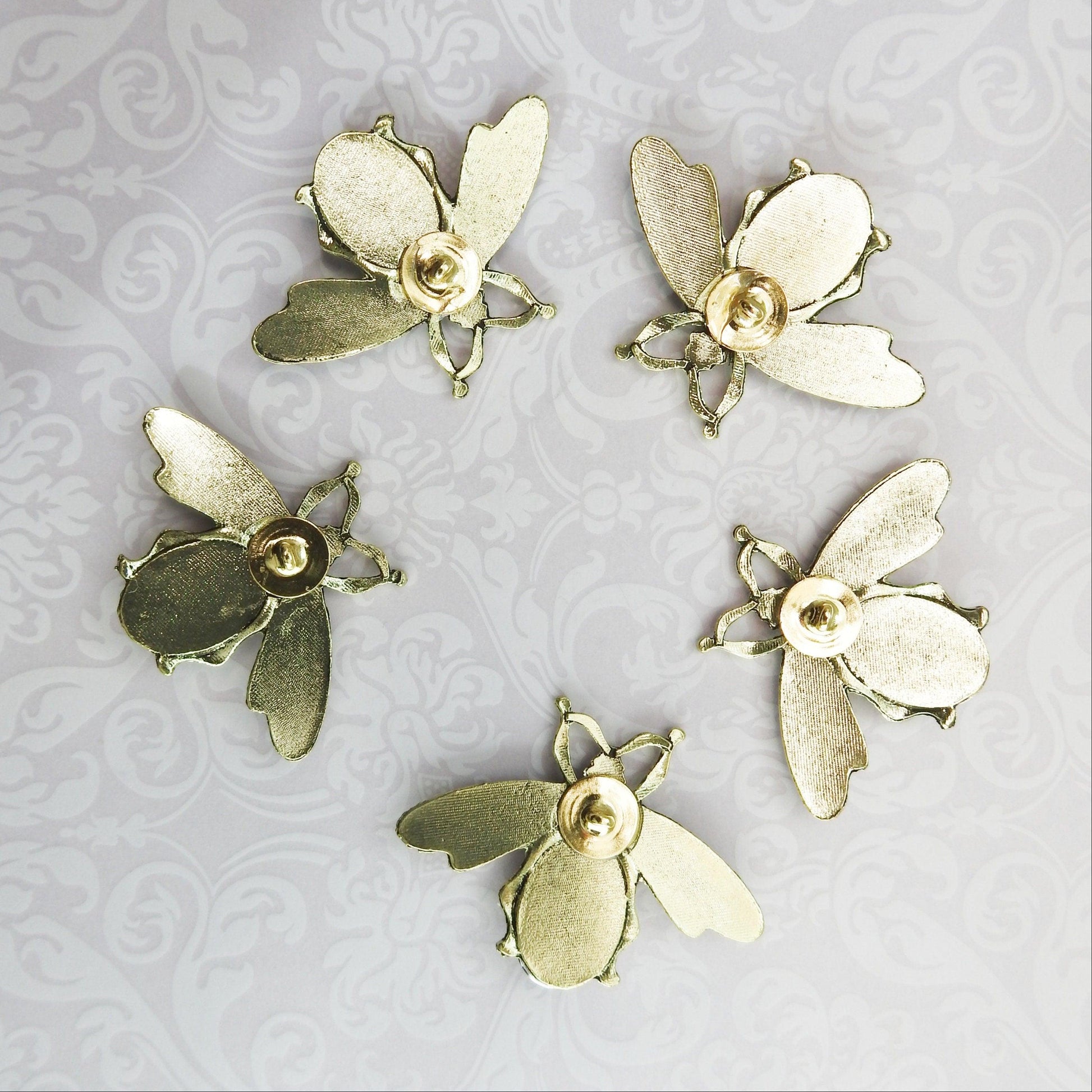 red bee embellishments