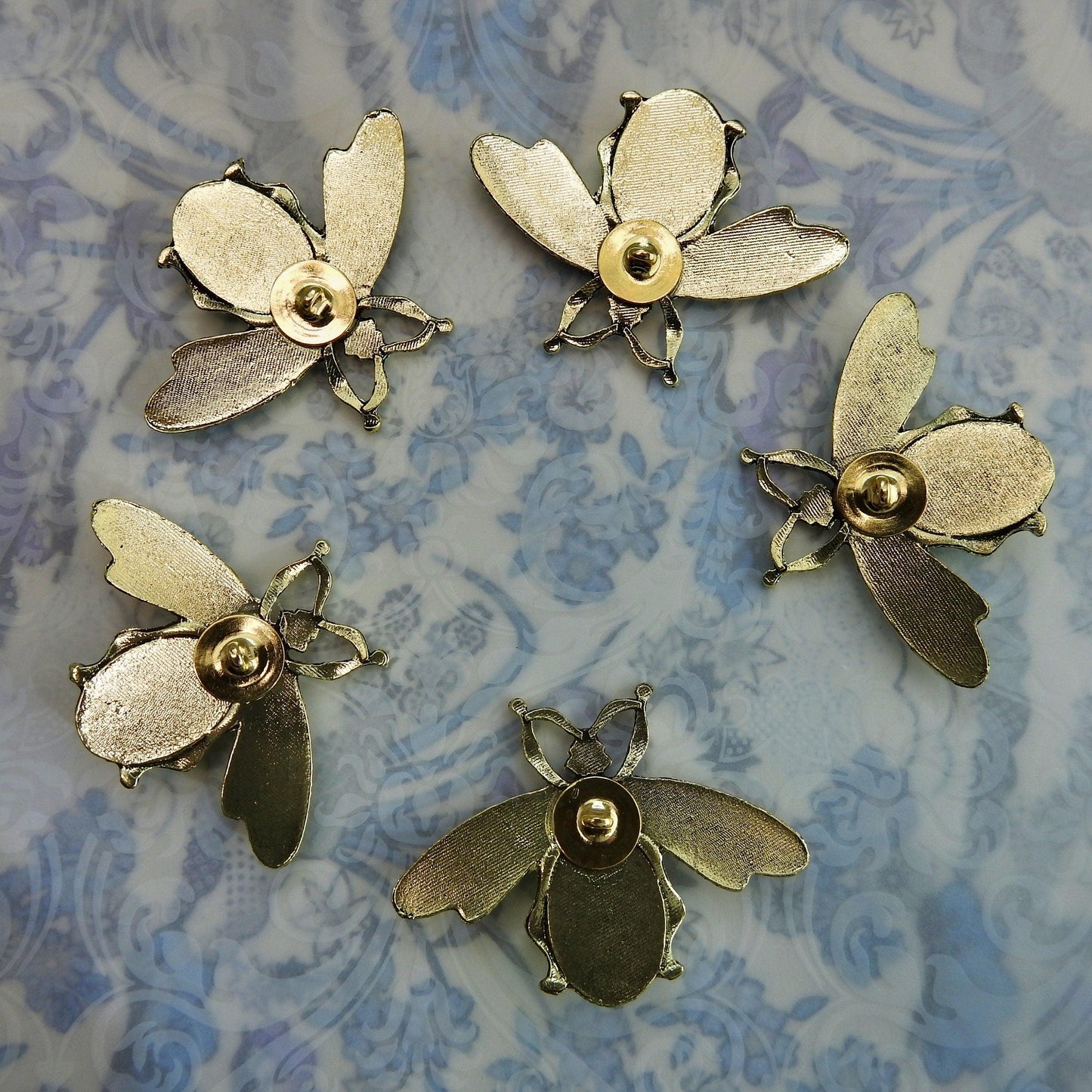 rhinestone bee buttons sale online