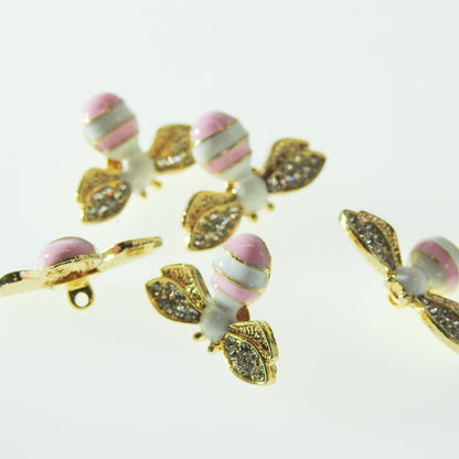 small bee buttons