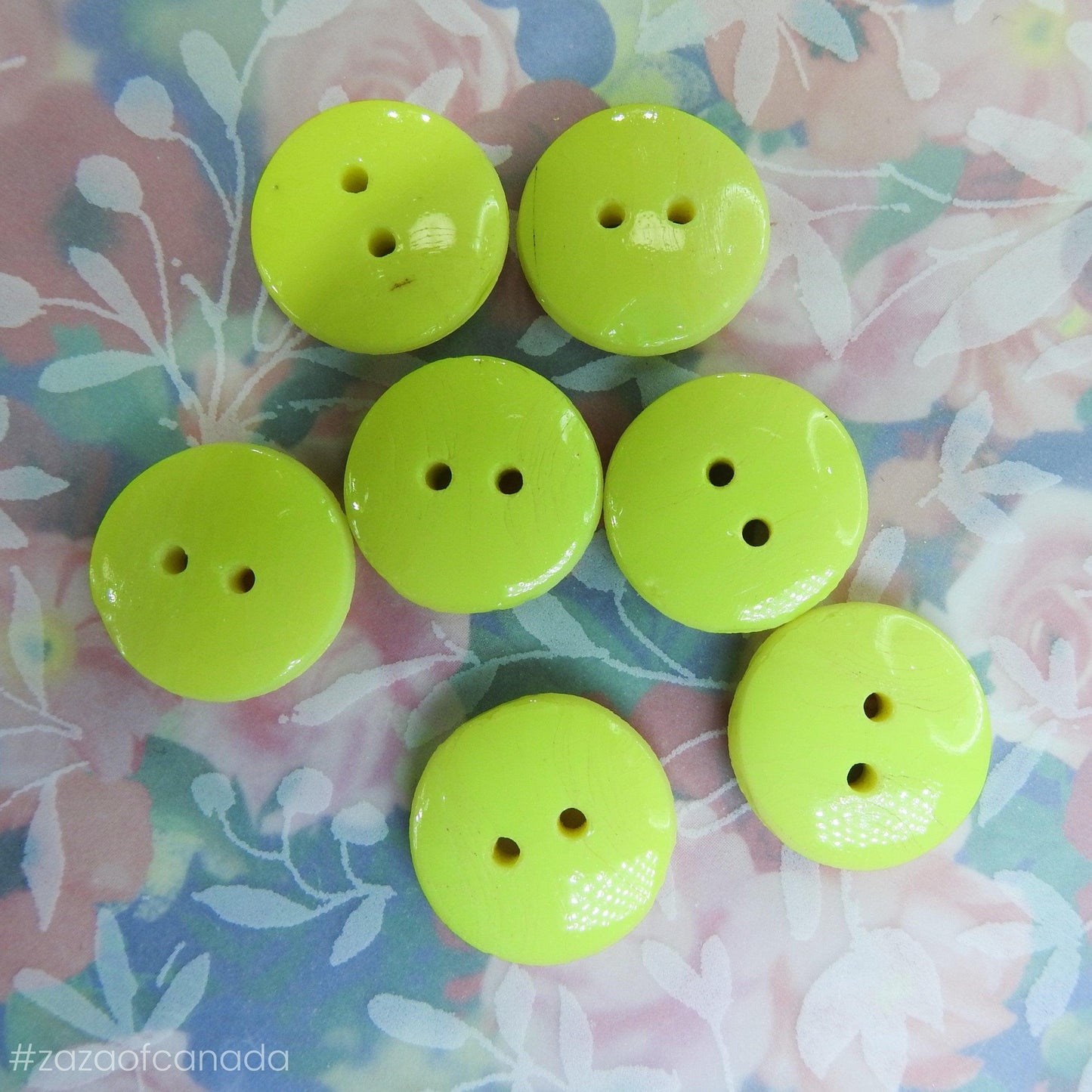 vintage glass buttons for sale