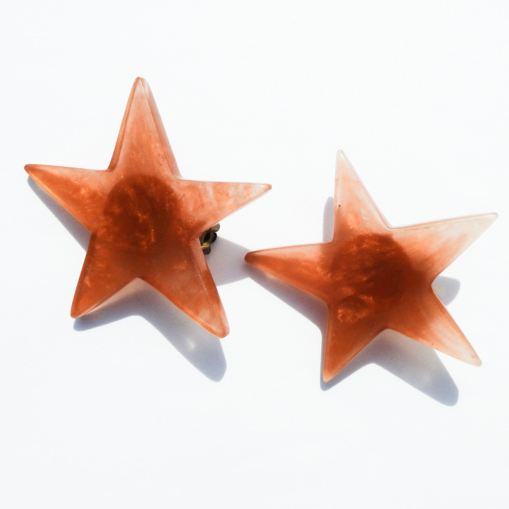 clip on star earrings