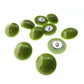 Round green buttons with shank. Olive green. For crafts and sewing on coats and dresses or knitting