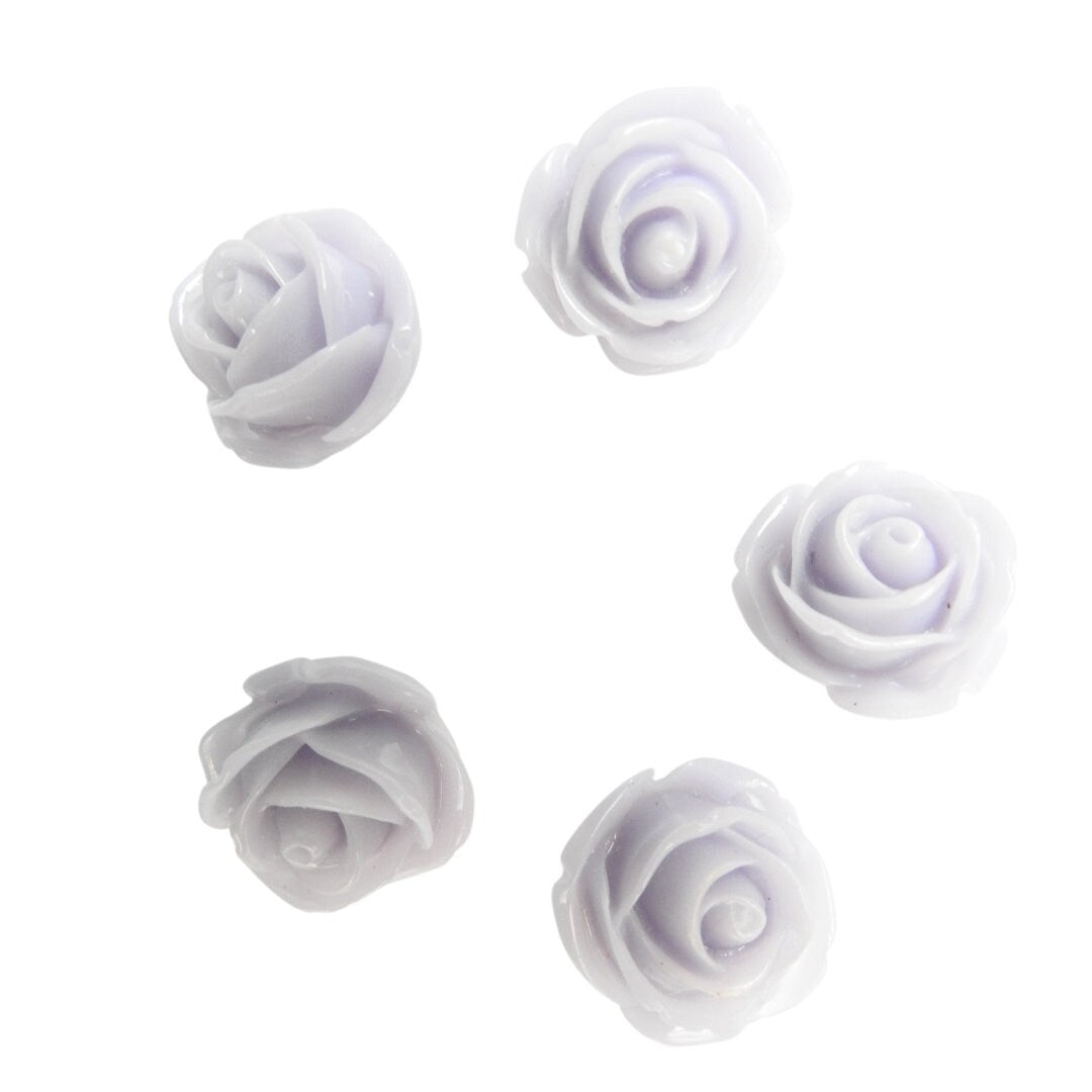 Purple flower-shaped buttons for sewing and jewelry. Embellishments hair accessories, drapery tiebacks, wedding decor, shoes, handbag, shirt