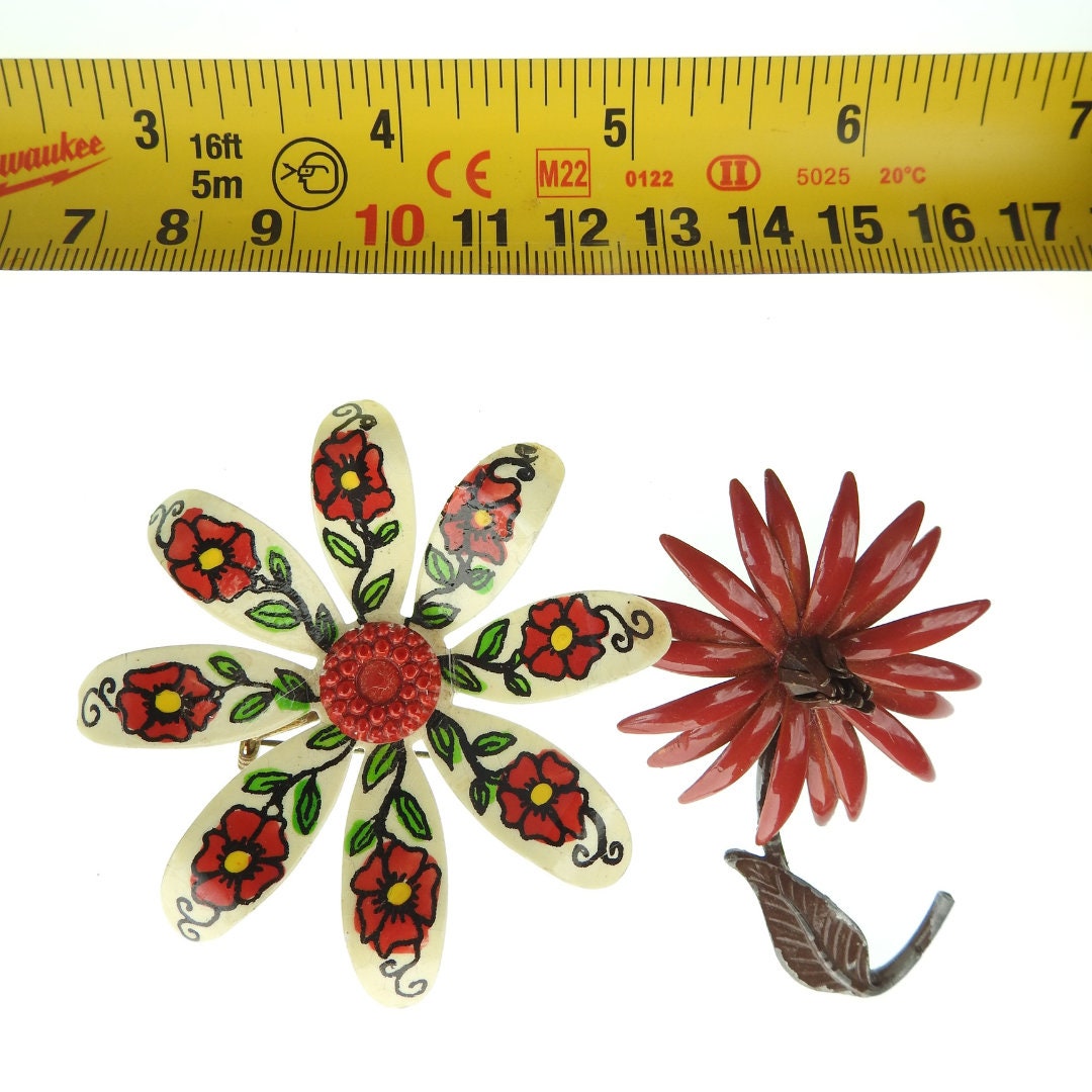 Unique vintage enamel brooches for women