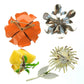 Vintage flower brooches and pins collection