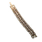 Vintage link chain bracelet for women. Retro jewelry present idea for a grandma, sister, wife. Gold color
